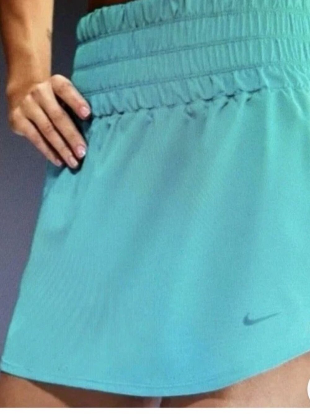 Women Size XXL Nike Dri-FIT One Ultra High-waisted Rise Turquoise Training Skort